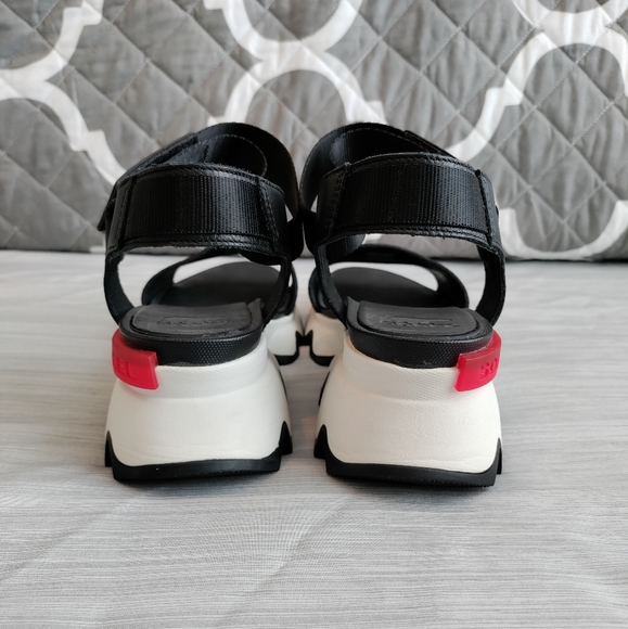 SOREL Women's size 9.5 Kinetic Wedge platform sandals - Picture 4 of 14